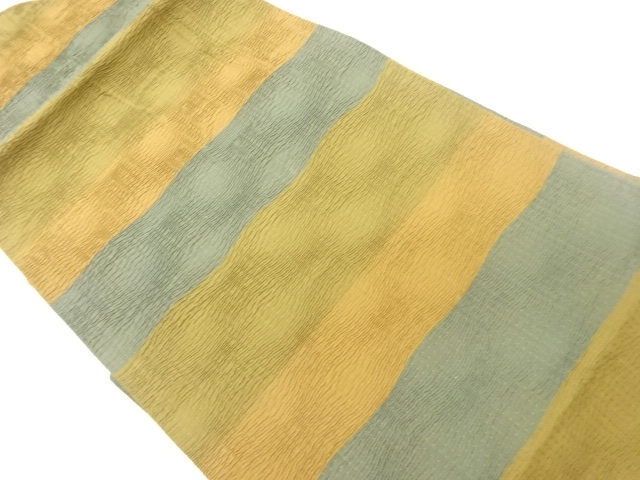 JAPANESE NAGOYA OBI / MATELASSE / WAVY STRIPE